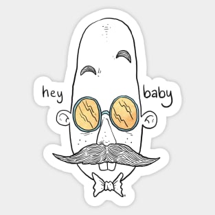 Hey-Baby Sticker